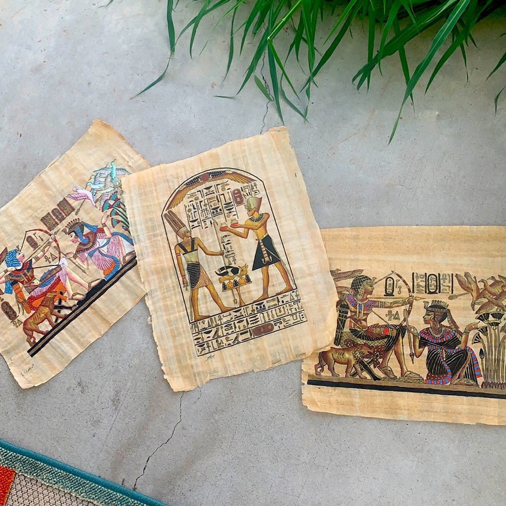 EGYPTIAN paintings